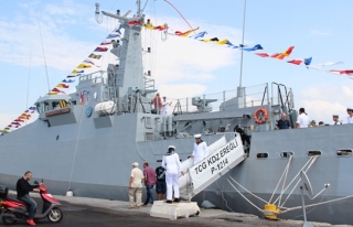 TCG KDZ . Ereğli Karakol Gemisi ziyarete açıldı