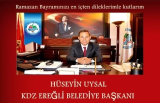 Kdz.Ereğli Belediye Başkanı Opr Dr Hüseyin Uysal