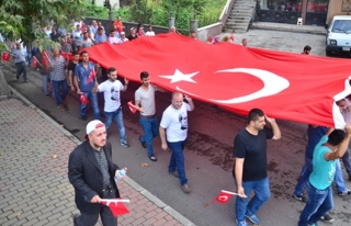 Zonguldak teröre tepki gösterdi