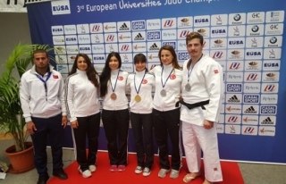 Beünün milli judocuları Fransadan madalyalarla...