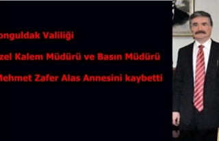 Mehmet Zafer Alas Annesini kaybetti