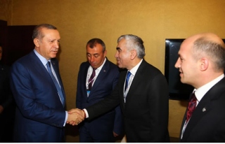 Demirci ve Tıska, Cumhurbaşkanı Erdoğan ile Görüştü