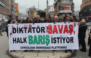Zonguldak teröre tepki için yürüdü