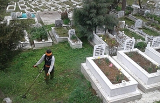 Mezarlıklar Bayram ziyaretine hazırlandı