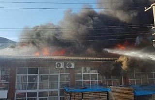 Karabük Bağ Essan Sanayi Sitesi’nde büyük yangın