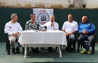 Milli Tenisçi Zonguldak'ta gösteri maçı oynadı