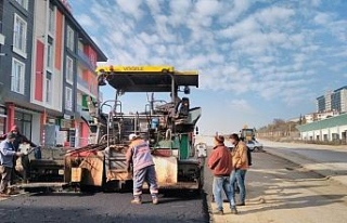 Düzce Üniversitesi çevresi asfaltlanıyor