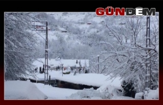 Elvanpazarcık'ta karla mücadele