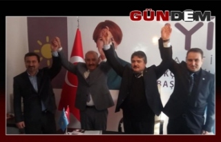 İYİ Parti'nin Gökçebey adayı Vedat Öztürk...