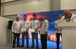 KBÜ’lü aşçılar Türkiye ikincisi oldu