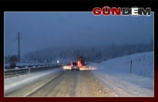 Zonguldak-Ereğli yolu kara teslim oldu