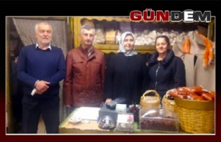 Vali Bektaş ve eşi Aynur Abla'ya misafir oldu