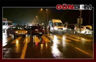 Zonguldak yolunda 3 araç birbirine girdi!..