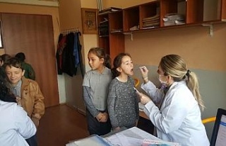 Düzce’de okullarda ağız ve diş sağlığı taraması...