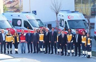Karabük’e 6 adet yeni 112 ambulansı