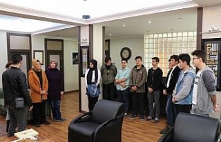 Başkan Elif Köse öğrencileri ağırladı