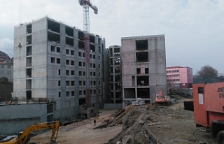 Hastane inşaatı son sürat
