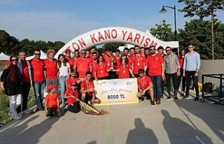 Düzce Üniversitesi beton kano takımı yeniden şampiyon