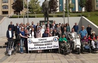 Karabük’te engelliler haftası için tören düzenlendi