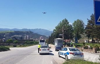 Trafik’te bayram öncesi drone destekli denetimler...