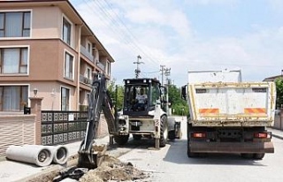 Düzce Belediyesi alt yapı çalışmaları Koçyazı’da...