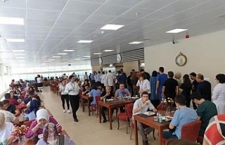 Hastane çatı restoran kafe açıldı
