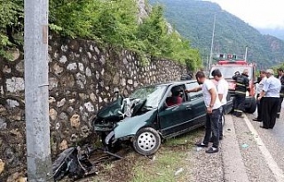 Karabük’te trafik kazası: 1’i ağır 3 yaralı