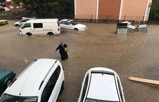 Safranbolu’da dolu ve yağmur etkili oldu