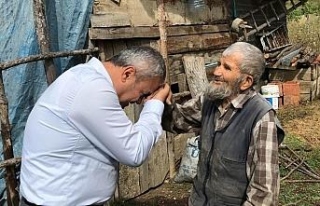 Milletvekili Ünal’dan 105 yaşındaki Salim Karaçam’a...