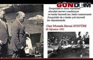 Zonguldak’a gelşişinin 88. Yıldönümü Kutlu...