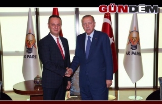 Başkan Alan, Cumhurbaşkanı Eroğanla görüştü