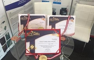 Buluş fuarında Düzce Üniversitesi 3 madalya kazanarak...