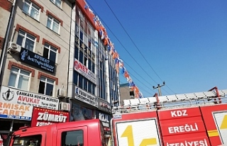 AK Parti İlçe binasında yangın paniği!..