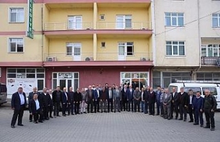Başkan Akın köy muhtarları ve kooperatif başkanları...