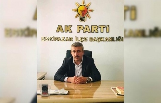 AK Parti Eskipazar İlçe Başkanı İsmail Palaz...