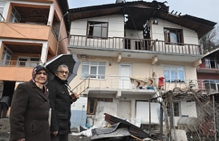 Evleri yanan Damar ailesi yardım eli bekliyor!...