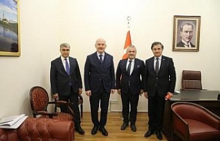 Vali Gürel ve milletvekilleri Bakan Soylu ile görüştü