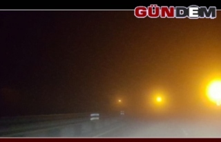 Zonguldak-Ereğli yolunda sis! Sürücüler dikkat!...