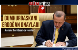 Cumhurbaşkanı Atama Kararları Resmi Gazete'de...