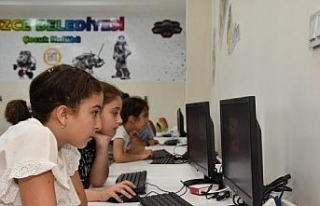 Düzce Belediyesi Çocuk Kulübü de Online eğitime...
