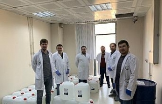 Düzce Üniversitesi 4 ton dezenfektan üretti