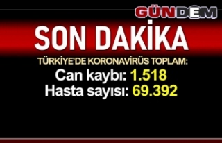 Türkiye'de koronavirüsten ölenlerin sayısı...