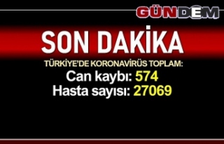 Türkiye'de vaka sayısı 27 bin 69, ölü sayısı...