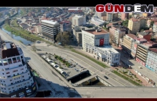 Zonguldak sokakları havadan görüntülendi...