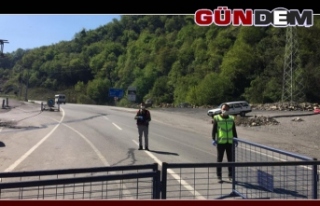 Zonguldak'ta il ve ilçe sınırlarında denetimler...