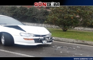 Zonguldak'ta Maddi hasarlı kaza!..