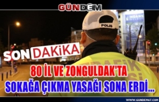 80 il ve Zonguldak'ta Sokağa çıkma yasağı...