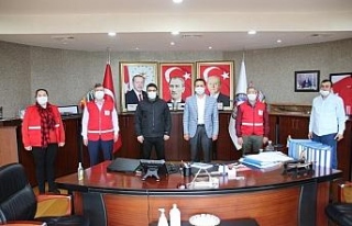 Kızılay başkanları Akçakoca belediyesini ziyaret...
