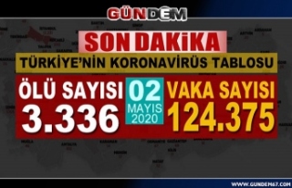 Türkiye'de koronavirüsten can kaybı 3 bin...