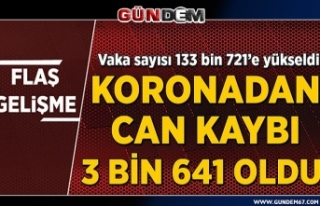 Türkiye'de koronavirüsten ölenlerin sayısı...